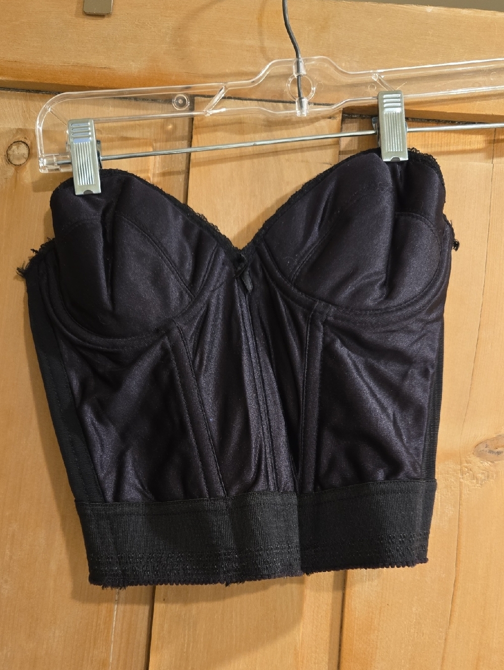 Black Longline Bustier Corset Bra- Women Intimates
